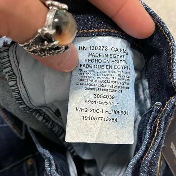 NWT Women’s Size 6 (28” X 28”) Lee Relaxed Fit Straight Leg Mid Rise Jeans Blue - Picture 11 of 13